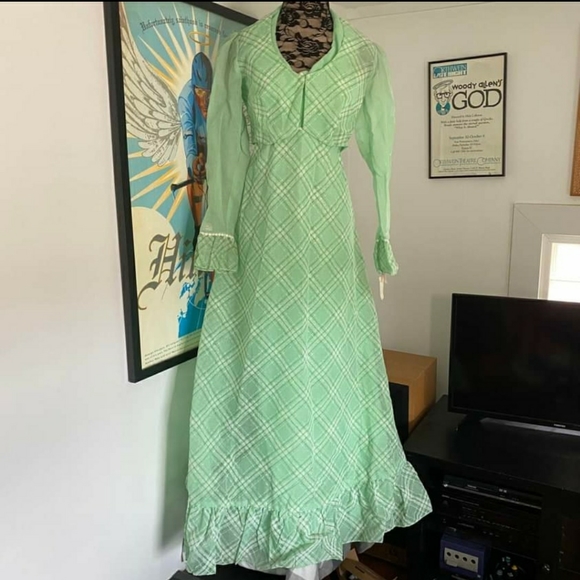 XXS 00/0/2 NOS Vintage 1970s Bill Levkoff Dress - Picture 9 of 16